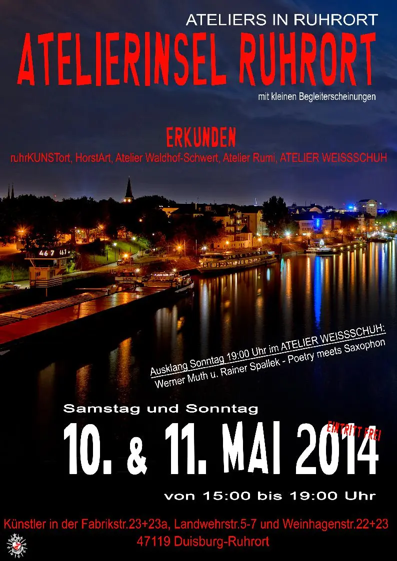 Atelierinsel Duisburg-Ruhrort 2014
