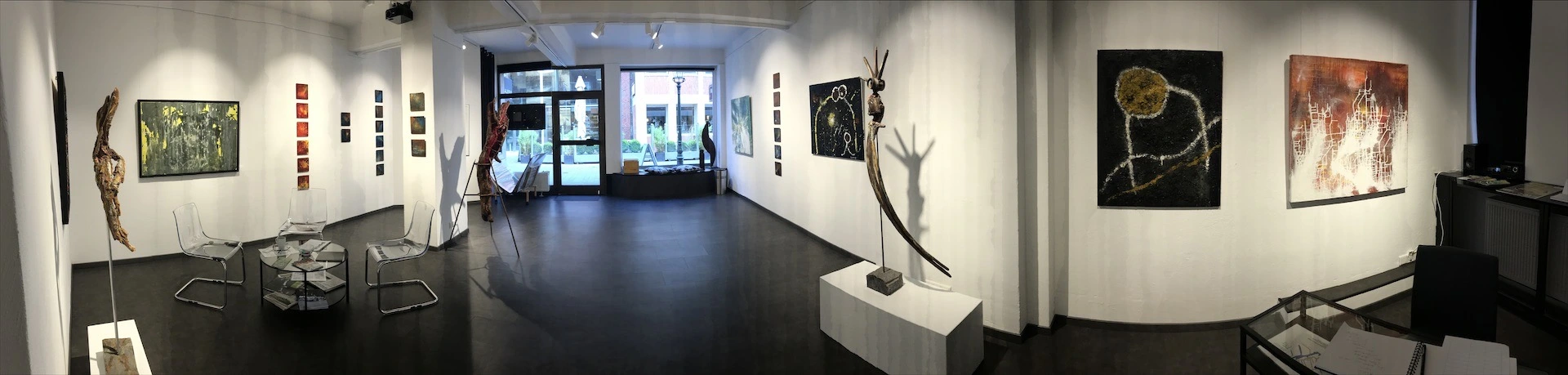 Galerie AmuthonArt Ausstellungseinblick2  Im Wandel 2017