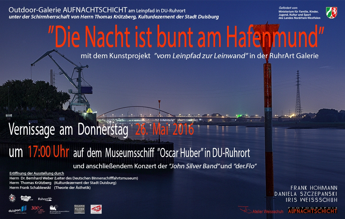 OutdoorGalerie Museumsschiff Vernissage 2016