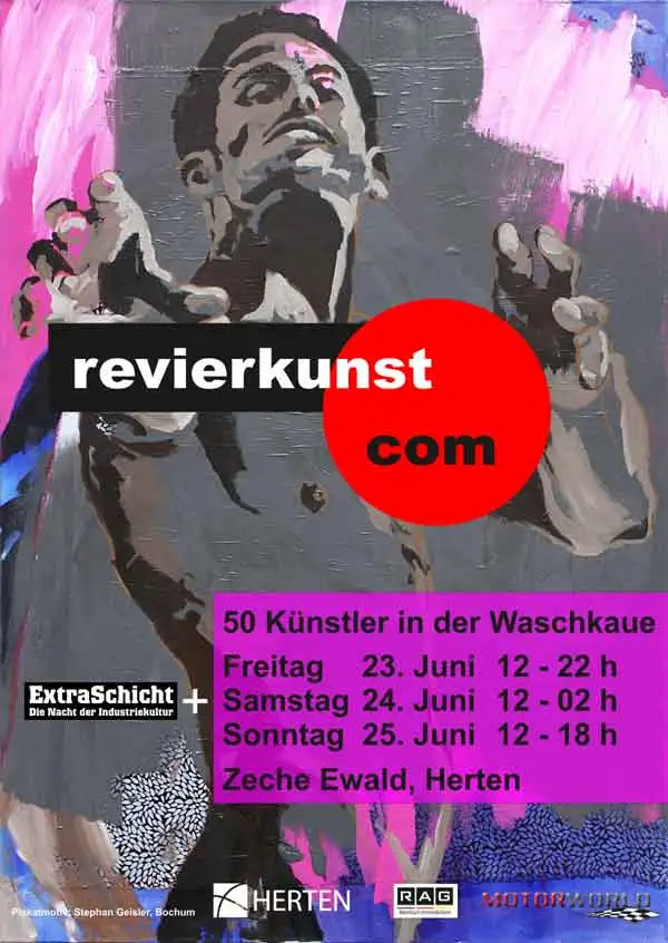 Revierkunst Groupshow Plakat 2017