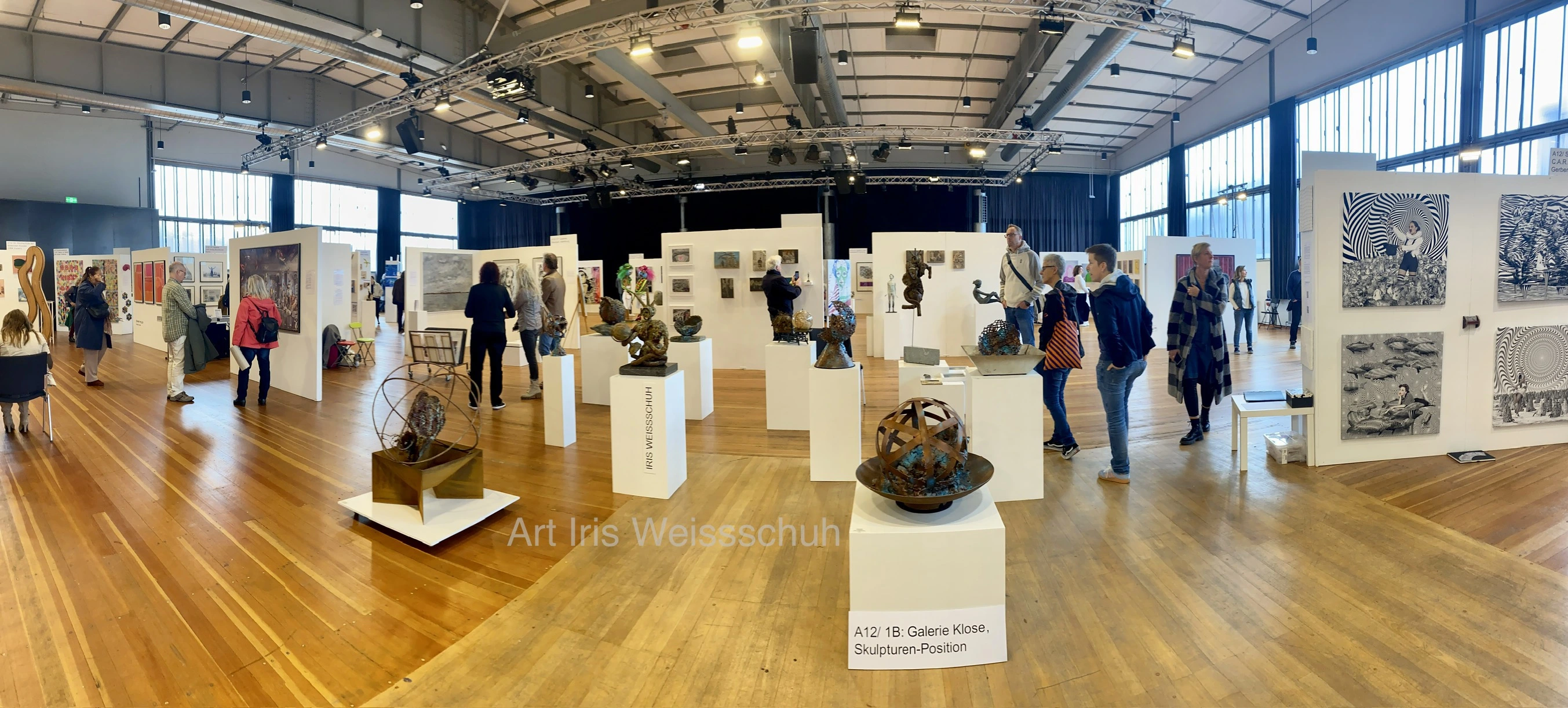 Image Soloshow 2023 Iris Weissschuh mit Galerie Klose